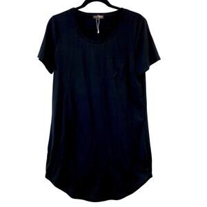 NWOT Ally-Magic Black Short Sleeve Coverup Dress